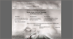 Desktop Screenshot of deathdyinggriefandmourning.com