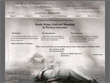 Tablet Screenshot of deathdyinggriefandmourning.com